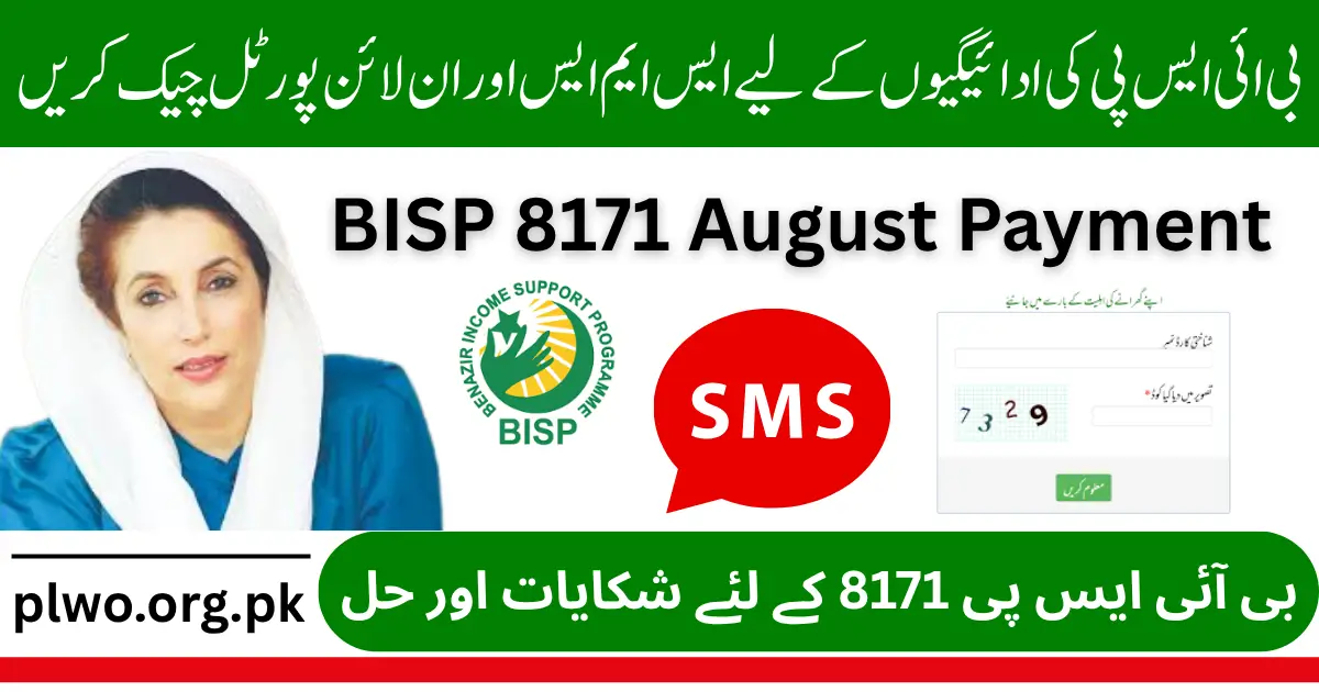 Check Your BISP 8171 August Payment SMS & Online Portal Now Live
