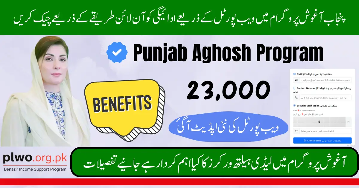 Punjab Aghosh Program CNIC Check Online Through Web Portal 2025 