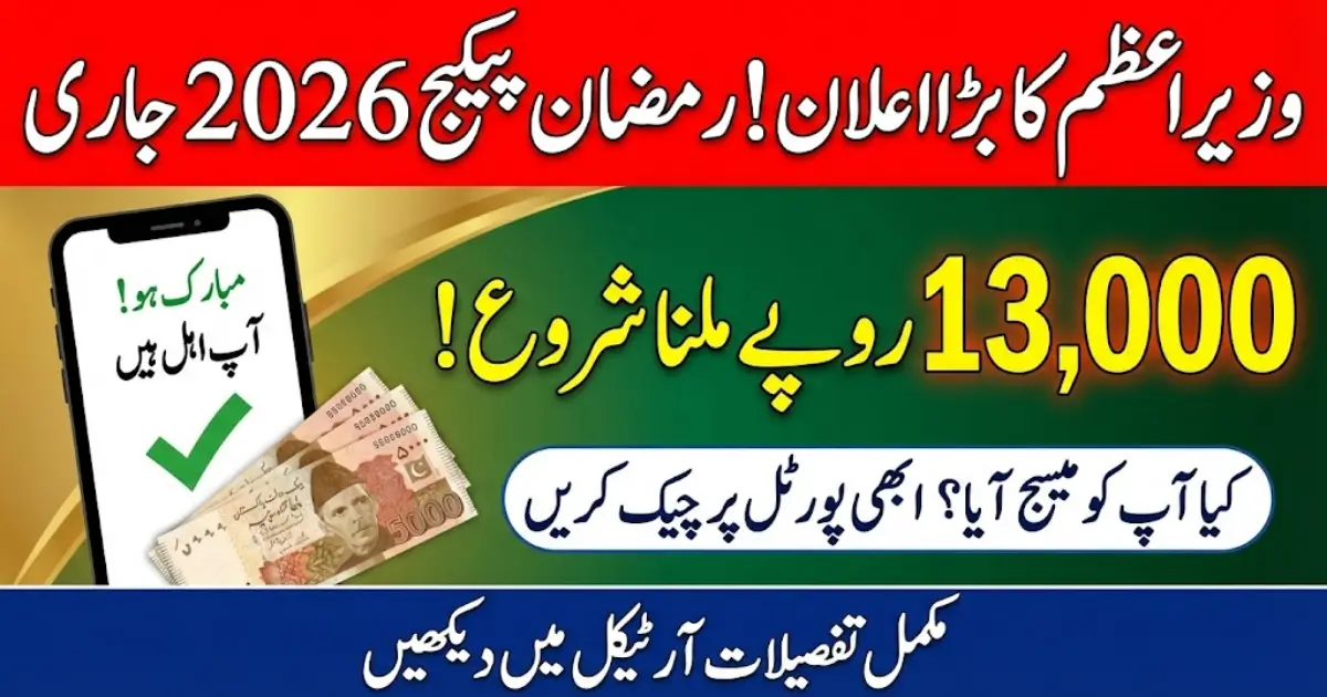 pmrrp.nitb.gov.pk PM Ramzan Package 2026 – CNIC Eligibility Check & Rs 13,000 Complete Guide